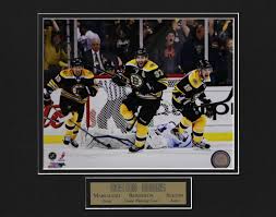 Exact card for each player varies, but you are guaranteed one cards of each player shown and mentioned. Patrice Bergeron Photo Game Winning Goal 11x14 New England Picture