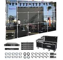 P3.91 Outdoor LED Display Screen Waterproof 500*1000mm Size Die-Cast  Aluminum Material LED Video Wall