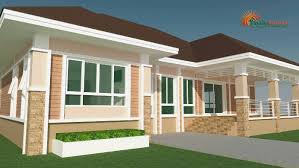 Beautifully landscaped lawns at both rear and front sides make this house more eye catching. The Perfect Size Modern Three Bedroom Bungalow House Design Cool House Concepts