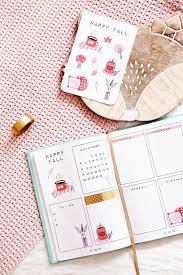 des stickers pour bullet journal a imprimer pour l automne manayin bullet journal a imprimer bullet journal journal a bulles