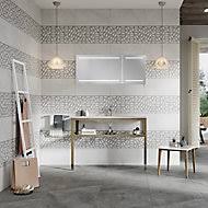 We love experimenting with ways to include patterns into designs. Manhattan Light Grey Matt Stone Effect Ceramic Wall Floor Tile Pack Of 6 L 600mm W 300mm Diy At B Q