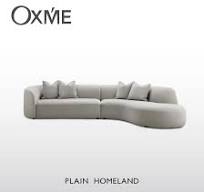 Kain Berbentuk Setengah Lingkaran Sofa Ruang Tamu Rumah Sofa Set Penjualan  Panas Desain Modern untuk Rumah Abu-abu Sudut Sofa Modular 5.0 Set