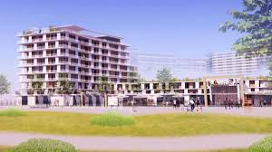 Entspannen sie am strand oder unternehmen sie ausflüge. Heiligenhafener Politker Stehen Hinter Zehngeschossigem Neubau Vor Dem Ferienpark Heiligenhafen