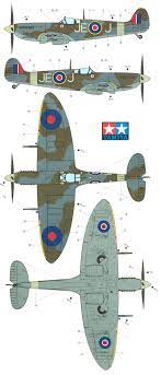 Supermarine Spitfire Mk Ix Raf Camouflage Color Profile And Paint Guide Supermarine Spitfire Vintage Aircraft Aircraft
