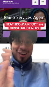 Ramp Service Agent Jobs at London Heathrow Airport
