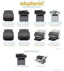 The software driver is a free to download without license and restricted. Supported Scanners Eduphoria