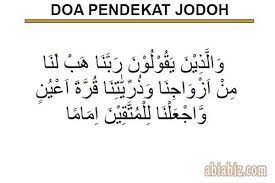 Doa Pendekat Jodoh Untuk Diri Sendiri Abiabiz