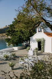 Greek Summer Wedding St Paul S Church In Lindos Rhodes Greek Orthodox Wedding Church Weddin Church Wedding Decorations Orthodox Wedding Greek Wedding Theme
