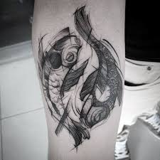 Koi Fish Tattoo Yin Yang Realistic Tattoos For Guys Koi Fish Tattoo Forearm Koi Fish Tattoo