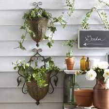 Metal Wall Planters Set Of 2 Metal Wall Planters Wall Planter Metal Wall Planter