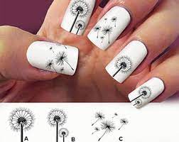 30 Dandelion Nail Art Designs Cuded Dandelion Nail Art Nail Art Galleries Nail Art Designs