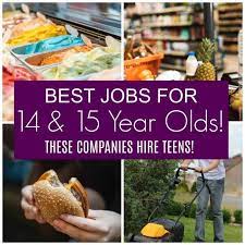 Here Are Some Great Jobs For 14 Year Olds And Jobs For 15 Year Old These Jobs Hire Younger Teens A Gre Jobs For Teens Jobs For Teens 15 Summer Jobs For Teens