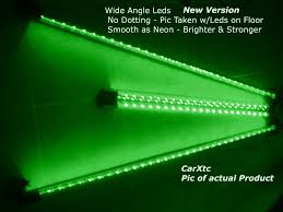 4pc Green Underbody Led Kits Glow N Street Neon Fx