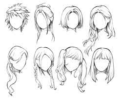 Drawing 5 cute girls hairstyles let s practice drawing hair. Beginner Anime Girl Hairstyles Long Novocom Top