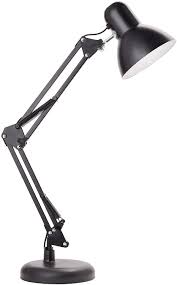 Newhouse Lighting Nhdk Wr Bk Wright Architect Led Desk Swing Arm Task Lamp Dimmable Office Light Black Amazon Com