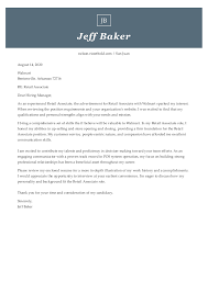 Visual Merchandiser Cover Letter Jobhero