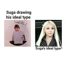 They really were best friends huh? K Pop 1416400 Sugacl Chaerin And Bts On Favim Com