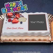 Fortunately, the pain won't last forever. Birthday Cake With Name And Photo Edit Birthdayphotoframes Com