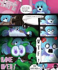 1girls aged up armor big breasts breasts comic comic page female  game gamepad ghost girl huge breasts mob face monster pussy rape shortstack  slime spooky's house of jump scares