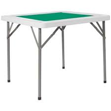 34 5 Square Granite White Folding Game Table With Green Playing Surface Bay Furnishings Table Games Flash Furniture Table