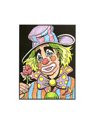 Coloriage de clown tueur a imprimer travauxpublics. Grand Coloriage Clown En Velours Terciart