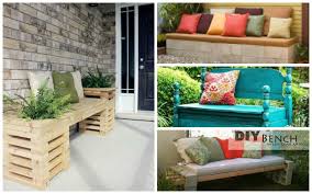 Benches don't have to be perfectly coordinated, but if your house is a distinct. 20 Diy Garden Bench Ideas That Are Out Of The Ordinary Garden Lovers Club