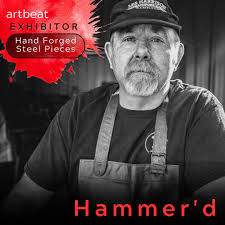 artbeat Exhibitor Hammer'd Hand Forged Steel Pieces "My interest in  ironwork began when my teenage son joined a Viking re- enactment group and  has grown as I have become more knowledgeable and