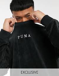 Check spelling or type a new query. Puma Cord Sweatshirt In Schwarz Exklusiv Bei Asos Asos