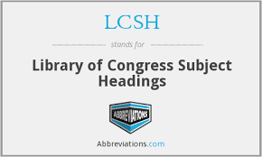 On level 2 near the alaska ref collection; Lcsh Library Of Congress Subject Headings
