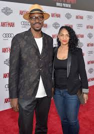 Wood Harris And His Wife Rebekah Harris At The World Premiere Of The Ant Man Movie The Couple Have Been Married Since 2001 Ant Man 2015 Ant Man Movie Ant Man