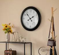 Large Outdoor Wall Clock Thermometer Combo, Waterproof Hygrometer Silent  Battery Operated Clocks Timepiece Garden Weather Master Station for Home ...
