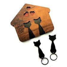Cat Shaped Key Holder Free Vector Cdr Download 3axis Co Puzzle Decor Cat Theme Cat Accessories