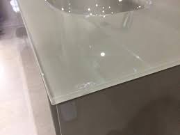 glass sink edge chip repair bespoke