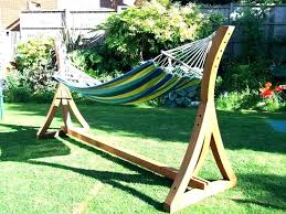 Cedar Wooden Is Thought To Be Robust And Exquisite Alternative When Coping With Diy Tasks This Smell Hammock Chair Stand Diy Wooden Hammock Stand Diy Hammock