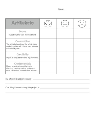 Top Posts Of 2014 Art Rubric Rubrics Art Worksheets