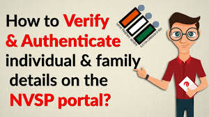 How To Verify Authenticate Voter Id Details On The Nvsp Portal Decode Lite Youtube
