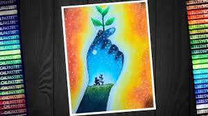 The united nations environment programme (unep) has praised a sand art made by renowned artist sudarsan pattnaik on odisha's puri beach to celebrate world environment day on saturday. World Environment Day Poster Drawing With Oil Pastel Cute766