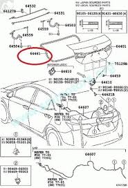 Toyota Corolla 2014 Genuine Weatherstrip Luggage Compartment Door Nze 170 Shop Online From Www Smmotors Org Toyota Corolla Online Auto Parts Store Corolla
