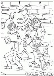 Free printable flushed away coloring pages. Coloring Page Roddy And Rita In Captivity