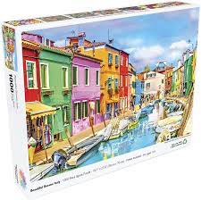 • all puzzles are shaken before being boxed to help reduce the amount of puzzle dust. Burano Puzzle Jigsaw Puzzle 1000 Piece For Adults Large Puzzle Game Challenge Cardboard Jigsaw Puzzles Puzzles Toys Hobbies Montibello Com