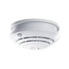 Alarma 85 decibelios botón test, led de funcionamiento de aviso de batería. Detector De Humo Protector Series Esylux De Pared De Techo Profesional