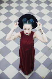 Wonderland By Maja Topcagic 500px Red Dress Blue Hair My New Haircut