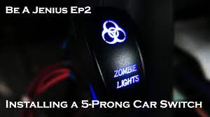 (they are going to control 12v lines to various bits of case lighting so i can turn it all off when i want to). Be A Jenius Ep2 Installing A 5 Prong Car Switch Youtube