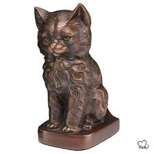 Cat cremation urns provide a way for you to. Sitting Cat Pet Cremation Urn For Ashes In Copper Etsy In 2020 Cat Urns Pet Cremation Urns Pet Cremation