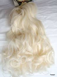 Synthetic & remy human hair extensions in all lengths & colors. 24 Inch Clip In Hair Extensions Curly Wavy White Blonde 60m Womens One Piece 7426757291196 Ebay