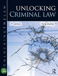 Unlocking Criminal Law 7th Ed By Storey Tony Ebook