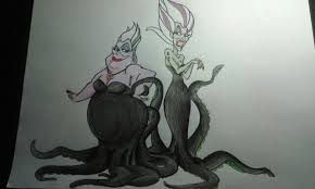 Ursula The Sea Witch And Her Crazy Sister Morgana Fadas Desenhos