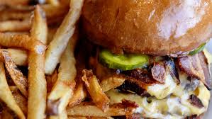 On a roll, in a bun. Takeout For Less Than 25 At H F Burger In Downtown Asheville