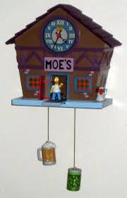 The Simpsons Moe S Tavern Bar Cuckoo Wall Clock Homer Simpson Szyslak Duff Beer 15 The Simpsons Homer Simpson Duff Beer