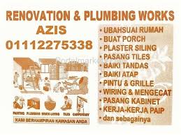 Portal Markets Add Listing Free Plumbing Dan Renovation 01112275338 Azis Taman Melati Malaysia Kuala Lumpur Other Services Plumber Repair Plumbing